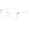 ANRRI Blue Light Blocking Glasses Lightweight Eyeglasses Frame Filter Blue Ray Computer Game Glasses, Crystal, Medium view 1