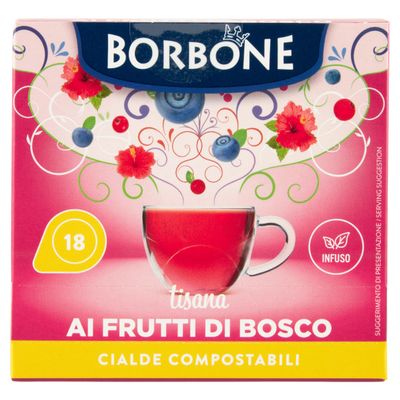 BERRIES CAFF BORBONE - Box 18 PODS ESE44 3.8g