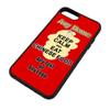UNIGIFT Personalised Gift - Keep Calm Eat Chinese iPhone 7/8 Case (Food Design) Any Name Message Unique Apple TPU Cover - Carry Poster Party Diet Snack Cake Chocolate Chip Fruit Cream Veg Pizza view 1
