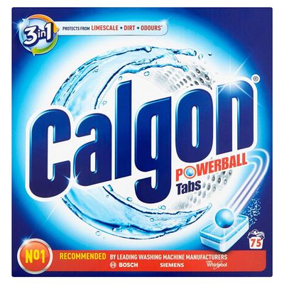 Calgon Tablets 3-in-1 Water Softener, 75 Tablets
