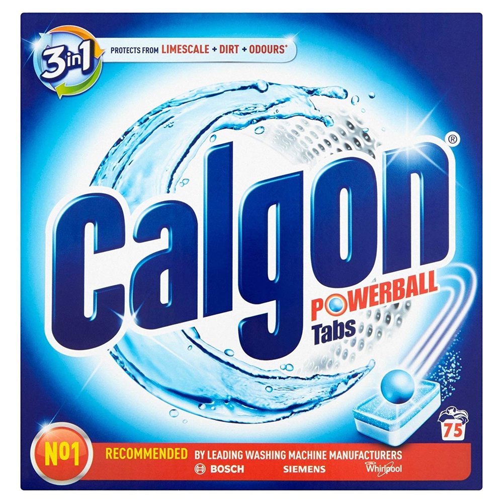 Calgon Tablets 3-in-1 Water Softener, 75 Tablets
