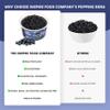 The Inspire Food Company Popping Boba Pearls for Bubble Tea - 450gm | Blueberry | Bursting Pearls Bubble | Real Fruit Juice For Shakes, Dessert,Smoothie | 100% Vegan & Glutenfree, No Artificial Colors view 4