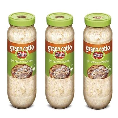 D'amico Grano Cotto per Pastiera Napoletana 580 g Cooked Italian Wheat