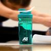 AeroBottle Primus Crystal Water Bottle/Protein Shaker Cup - Wide Mouth, Leak-Proof Screw Cap Design with Loop for Fitness Sports and Outdoors, 32 oz - Blue view 2