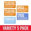 HORMEL COMPLEATS Protein Variety Pack (Pack of 5), 7.5 oz Microwave Tray Microwave Meals, Prepared Foods view 2