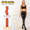 SKYFOXE Medical Compression Pantyhose for Women & Men, 20-30mmHg Graduated Support Tights, Opaque Closed Toes Waist High Compression Stockings & Leggings for Varicose Veins, Edema, Flight, DVT view 3