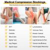 SKYFOXE Medical Compression Pantyhose for Women & Men, 20-30mmHg Graduated Support Tights, Opaque Closed Toes Waist High Compression Stockings & Leggings for Varicose Veins, Edema, Flight, DVT view 4