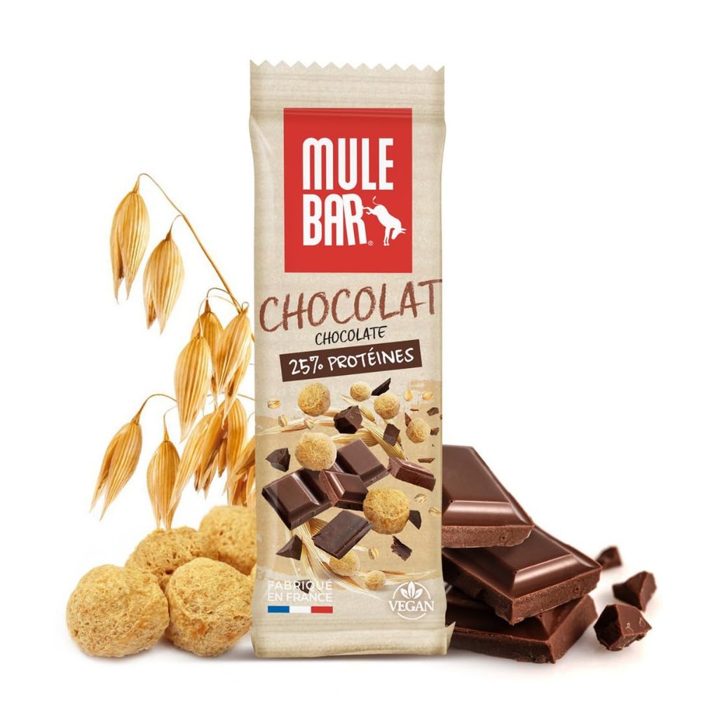 Barre protine Mulbar Vegan 42g : Amande - Cacao (24% protines) (x15)