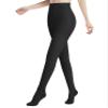 DCCDU Medical Compression Pantyhose for Women Support 20-30 mmHg Treatment Swelling, Edema Varicose Veins Waist high Compression Stockings, Close Toe Black, Large view 1