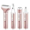 4pcs/set Epilator,Women Facial Hair Shaver,Electric Clipper,Eyebrow Trimmer,Body hair remover view 1