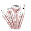 4pcs/set Epilator,Women Facial Hair Shaver,Electric Clipper,Eyebrow Trimmer,Body hair remover view 2