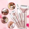 4pcs/set Epilator,Women Facial Hair Shaver,Electric Clipper,Eyebrow Trimmer,Body hair remover view 3