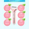 4pcs/set Epilator,Women Facial Hair Shaver,Electric Clipper,Eyebrow Trimmer,Body hair remover view 4