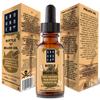 Grounded Bottle 'O' Beard Oil - 50ml Large | 100% Natural Rum Punch Essential Oil Scent | Premium Caffeinated Growth & Conditioning For Thicker, Softer & Stronger Looking Hair | Serum Kit For Men view 1