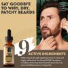 Grounded Bottle 'O' Beard Oil - 50ml Large | 100% Natural Rum Punch Essential Oil Scent | Premium Caffeinated Growth & Conditioning For Thicker, Softer & Stronger Looking Hair | Serum Kit For Men view 2