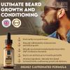 Grounded Bottle 'O' Beard Oil - 50ml Large | 100% Natural Rum Punch Essential Oil Scent | Premium Caffeinated Growth & Conditioning For Thicker, Softer & Stronger Looking Hair | Serum Kit For Men view 3