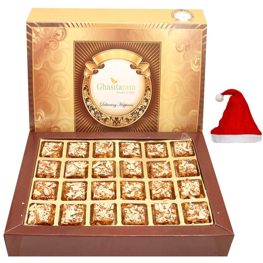 Ghasitaram Gifts Christmas Gifts - Sugarfree Figs Bites 24 pcs Box