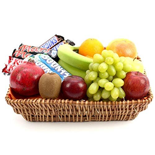 Bounty Fruit Basket - Fruit Gift Baskets and Gift Hampers with Next Day UK delivery with Personal Message attached