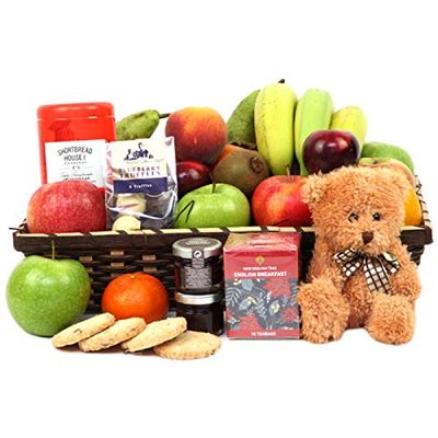 Birthday Fruit Hamper - Fruit Gift Baskets and Gift Hampers with Next Day UK delivery with Personal Message Attached