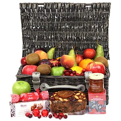 Christmas Fruit Treat - is a perfect hamper this christmas. Send Christmas hampers with Next Day UK delivery with a choice of gift message card attached.