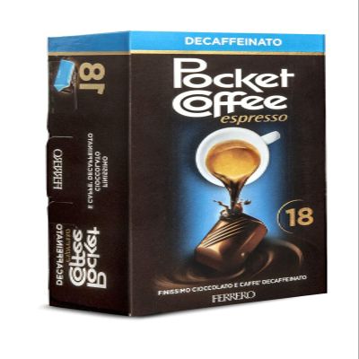 3X Ferrero Pocket Coffee Espresso Decaffeinated 18pcs (Pack of 3) (54 Pieces Total 3x225g)