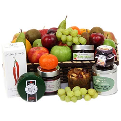 Fruitalicious Cheese Hamper - Fruit Gift Baskets & Gift Hampers Next Day UK delivery