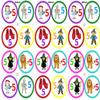 24 Fabulous Pre-Cut Edible Wafer Cake Toppers: Wizard of Oz 5th Birthday view 2