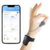 ViATOM Checkme O2 Sleep Pulse Oximeter, Blood Oxygen Monitor Finger and Wrist with Bluetooth, Wearable Sleep Monitor with Continuous Monitoring, Professional APP&PC Report view 1