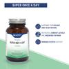 Quest Super Once A Day Multivitamin & Minerals 120x Tablets. 17 Vitamins & 12 Minerals with Vitamin A, B, C, D, Iron & Zinc for Men & Women. for Optimal Health, Reduces Fatigue & Immunity (1 Pack) view 3