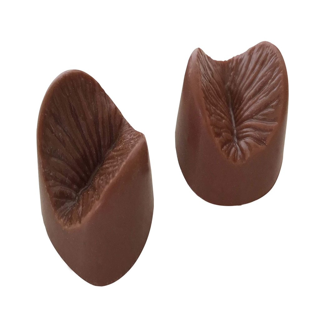 Present Great for Christmas, Birthday, Stocking Fillers, Secret Santa - Edible Anus Shaped ChocolatesFun Chocolates - Ideal for Men, Women, Man, Lady
