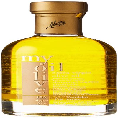 My Olive Oil  Cretan Extra Virgin Olive Oil by Vassilakis Estate  100% Greek Cold-Pressed EVOO in Glass Bottle  200ml