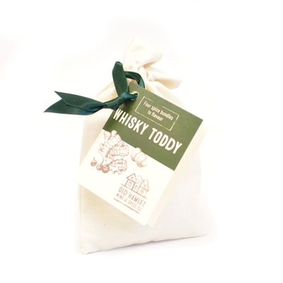 Whisky Toddy Spice Pouches (4 In Calico Bag) - muslins (whisky not included)