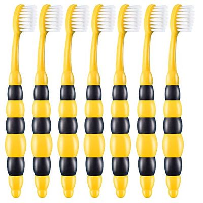 Children's Toothbrush, Cartoon Shape, Animal Shape, Cute Color, 2-12 Years Old, 3 Pcs
