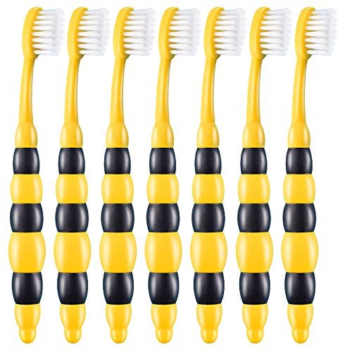Children's Toothbrush, Cartoon Shape, Animal Shape, Cute Color, 2-12 Years Old, 3 Pcs