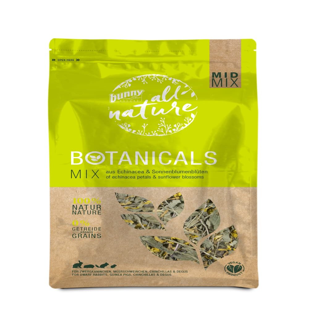 Bunny Nature Mid Mix Botanicals - Echinacea & Sunflower - 140g