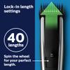Philips Norelco Beard Trimmer Series 5000, BT5511/49, Electric, Cordless, one Pass Beard and Stubble Trimmer with Washable Feature for Easy Clean, Black and Silver view 4