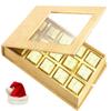 Ghasitaram Gifts Christmas Gifts Sugafree Chocolates- Golden Leather Finish 15 pcs Sugafree Chocolates Box view 1