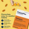 Turmeric+ Supplement  28 Turmeric Tablets 30x More Absorbable  Curcumin Tablet Patented Meriva Formulation with Vitamins C  Turmeric Tablets for Bones, Joints & Muscles by FutureYou Cambridge view 3