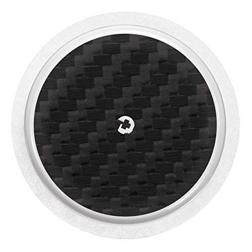 2X Carbon - Effect/Structure - Sticker Skin for Freestyle Libre sensors Color Schwarz