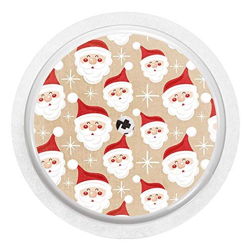 2X Funny Santa Claus - Sticker Skin for Freestyle Libre sensors