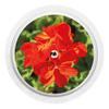 2X Flower Red - Sticker Skin for Freestyle Libre Sensor view 1