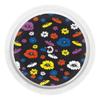 2X Flower Frenzy - Sticker Skin for Freestyle Libre Sensor Color Schwarz view 1
