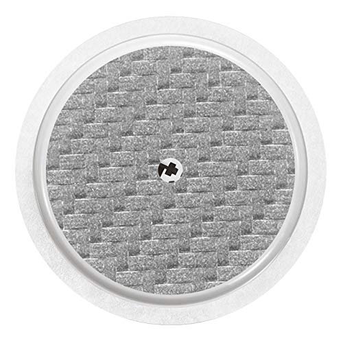 2X Carbon - Effect/Structure - Sticker Skin for Freestyle Libre sensors Color Anthrazit