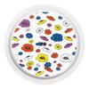 2X Flower Frenzy - Sticker Skin for Freestyle Libre Sensor Color weis view 1