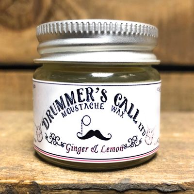 Drummers Call Moustache Wax Ginger and Lemon