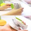 2Pcs Knife Cleaner Blade Brush Green Cutlery Cleaner Brush Bristle Scrub for Kitchen Washing Non-Slip by Lucky Shop1234 (Green, 2pcs) view 3