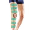 OPPO Knee Immobiliser with stays & adjustable straps to support & stabilise knee joint following injury, fracture & surgery (Small, 20"/ 51cms Length) view 3