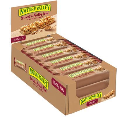 Nature Valley Sweet and Salty Nut Peanut Cereal Bars 18 x 30g