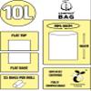 10 Litre x 100 Compost Bag Compostable Bags - Kitchen Caddy Liner - Food Waste Bin Liners - EN 13432-10L Bags with Composting Guide view 2