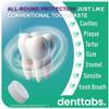 DENTTABS Teeth Cleaning Tablets with Fluorid 3 x 125 pcs. The Full-fledged Alternative to Toothpaste, Mint Vegan Plastic-Free Without preservatives. in The Original denttabs compostable Bag view 2